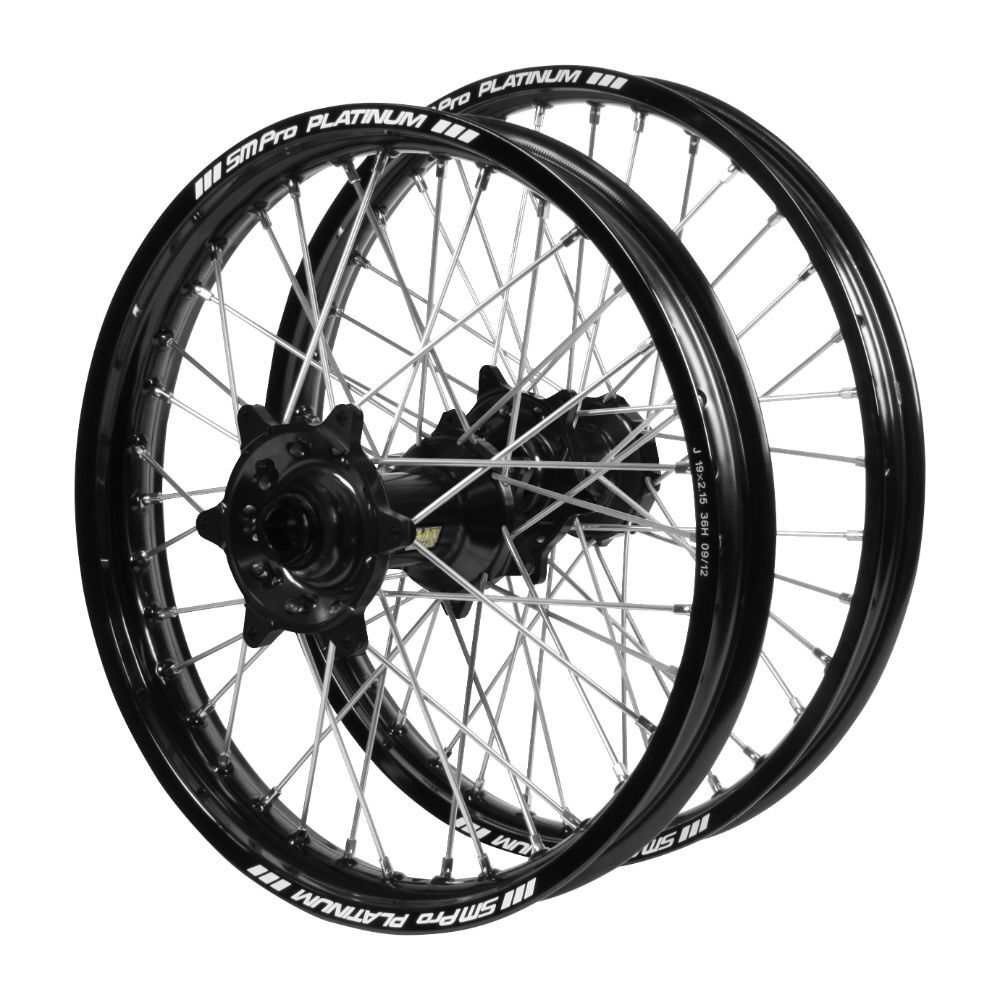 Honda Haan Black Hubs / SM Pro Platinum Black Rims Wheel Set | John ...