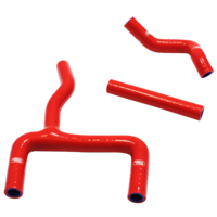 Samco Sport Beta Red Off Road Radiator Hose Kit - 200 RR Thermostat Bypass 2019 (BET-13)