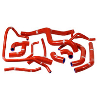 Samco Sport Ducati Red Radiator Hose Kit - Diavel 1200 2011-2018 (DUC-21)