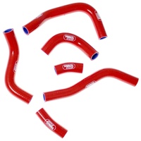 Samco Sport Honda Red Off Road Radiator Hose Kit CRF 450 R 2013-2014 (HON-84)