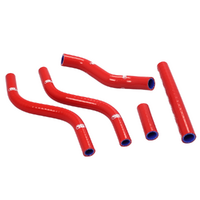 Samco Sport Honda Red Off Road Radiator Hose Kit CR 125 R 1989 (HON-88)