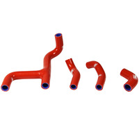 Samco Sport Husqvarna Red Off Road Radiator Hose Kit TE 250 2006-2009 (HUS-6)