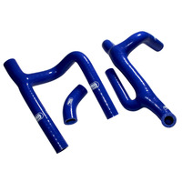 Samco Sport Husqvarna Blue Off Road Radiator Hose Kit TE 250 2010-2013 (HUS-9)