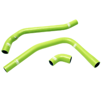 Samco Sport Kawasaki Green Radiator Hose Kit ZXR 400 L 1990-2002 (KAW-15)