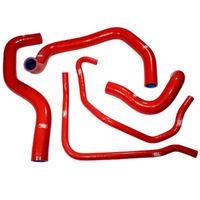 Samco Sport Kawasaki Red Radiator Hose Kit ZX 6 R 600 636 B1&B2 2003-2004 (KAW-19)