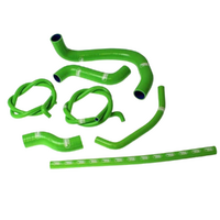 Samco Sport Kawasaki Green Radiator Hose Kit ZXR 750 1988-1989 (KAW-37)