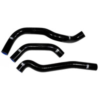 Samco Sport Kawasaki Black Off Road Radiator Hose Kit KLR 650 1987-2007 (KAW-56)