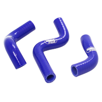 Samco Sport Kawasaki Blue Off Road Radiator Hose Kit KX 112 2022-2023 (KAW-63)