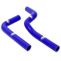 Samco Sport Kawasaki Blue Off Road Radiator Hose Kit KX 125 1988-1989 (KAW-71)