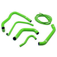 Samco Sport Kawasaki Green Radiator Hose Kit CONCOURS C14 2010-2016 (KAW-86)