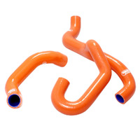 Samco Sport KTM Orange Radiator Hose Kit 1290 SUPER ADVENTURE R 2021-2023 (KTM-128)