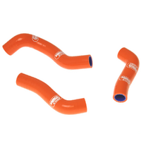 Samco Sport KTM Orange Off Road Radiator Hose Kit 250 XC-F 2011-2012 (KTM-38)