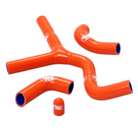 Samco Sport KTM Orange Off Road Radiator Hose Kit 400 EXC-F 2000-2002 (KTM-46)