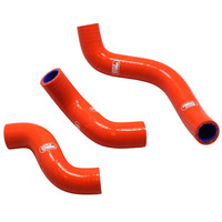 Samco Sport KTM Orange Off Road Radiator Hose Kit 450 SX-F 2015 (KTM-78)