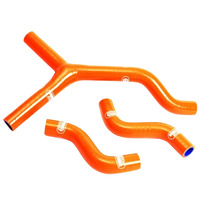 Samco Sport KTM Orange Off Road Radiator Hose Kit 250 EXC-F 2007 (KTM-9)