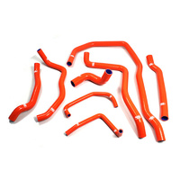 Samco Sport Polaris Orange Silicone Radiator Coolant (UTV) Hose Kit RANGER 1000 2014-2017 (POL-3)