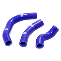 Samco Sport Suzuki Blue Off Road Radiator Hose Kit RM 250 1989-1990 (SUZ-52)