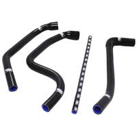 Samco Sport Triumph Black Radiator Hose Kit TIGER 1050 2007-2012 (TRI-9)