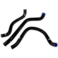 Samco Sport Yamaha Black Radiator Hose Kit TZ 250 1992-1999 (YAM-34)