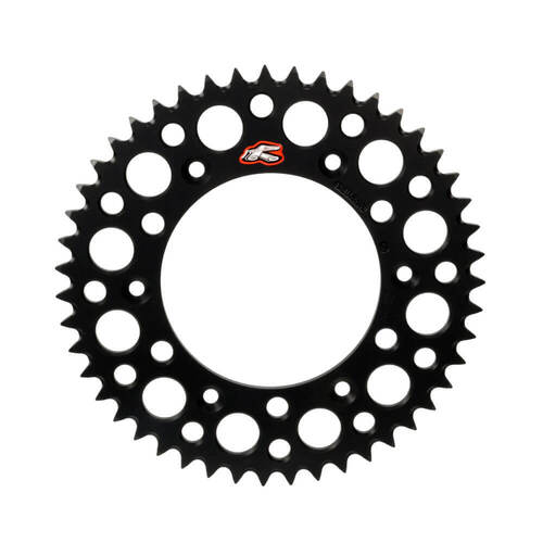 Renthal Kawasaki Black Ultralight Grooved Dirt Rear Sprocket KDX 220 1997-2006 (47T)