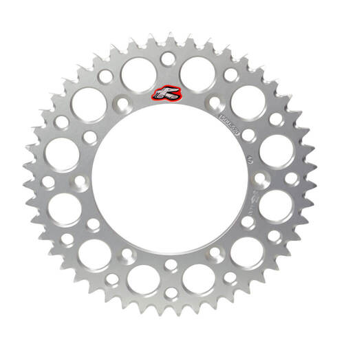 Renthal Suzuki Silver Ultralight Grooved Dirt Rear Sprocket DR 350 1991-1993 (41T)