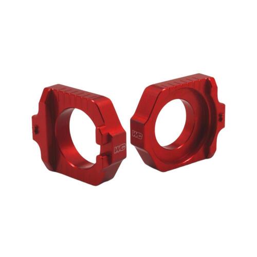 Works Connection Gas Gas Red Axle Blocks MC 250 2022-2023