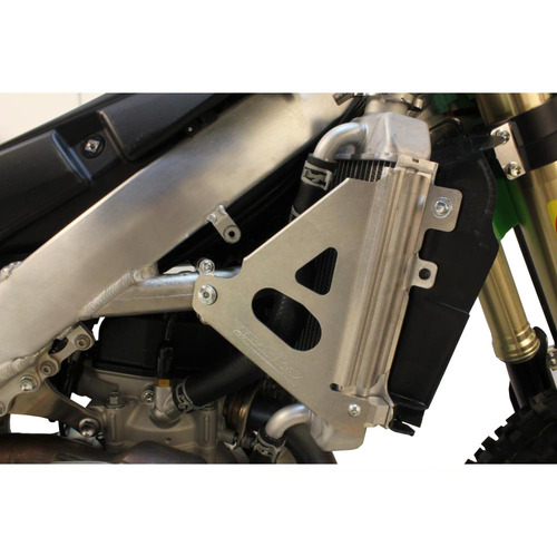 Works Connection Kawasaki Silver Radiator Braces KX 250 XC 2020-2024