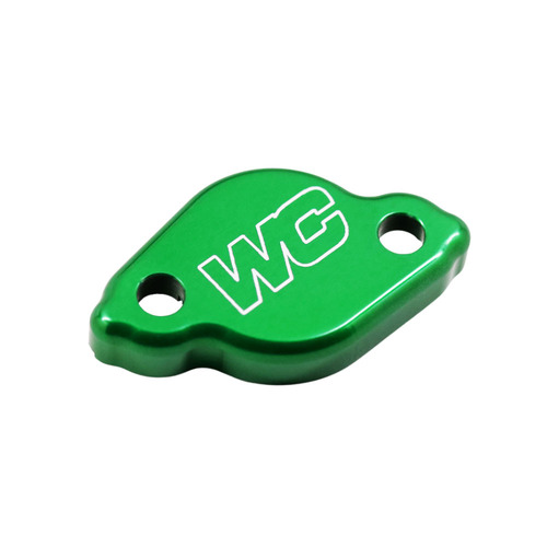 Works Connection Kawasaki Green Brake / Clutch Caps KX 450 4 Stroke 2024 (21-718)