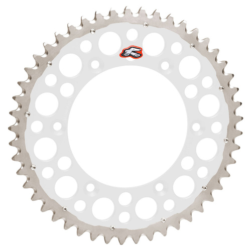 Renthal Twinring Husqvarna Silver Grooved Dirt Rear Sprocket FE 350 S 2014-2015 (47T)