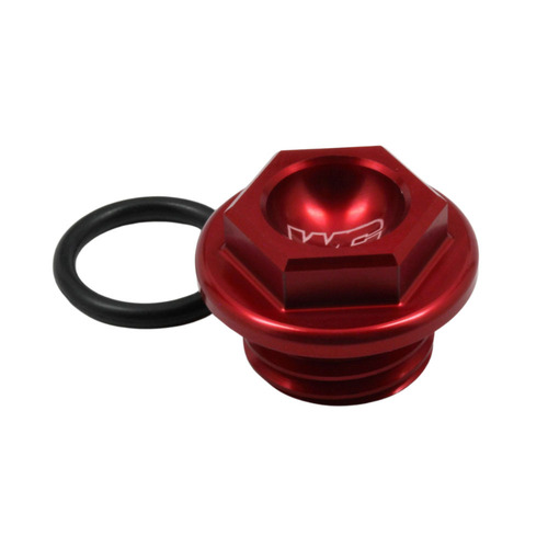 Works Connection Kawasaki Red Oil Fill Plugs KX 250 1994-2004