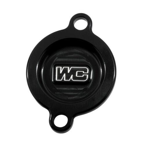 Works Connection Husqvarna Black  Oil Filter Cover FE 501 2018-2023