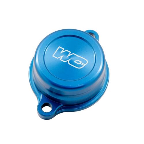 Works Connection Yamaha Blue Oil Filter Cover YZ 450 F 2023-2024