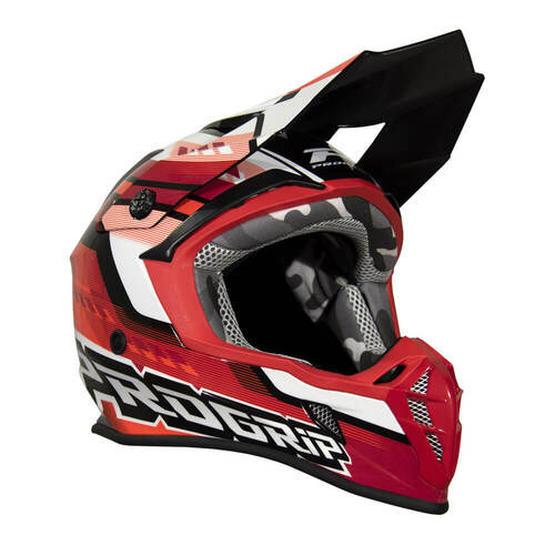 Progrip 3180 Large Red/White Helmet