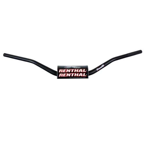 Renthal Black 843-01 Flat Track 130 Road Fatbar Handlebar