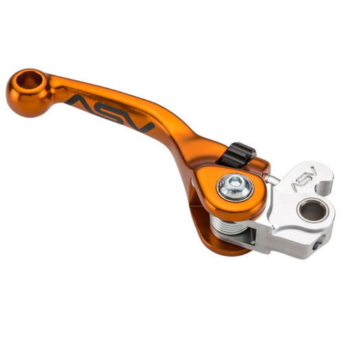 ASV Husaberg Orange F4 Shorty Off Road Brake Lever - FC 400 1998-2009