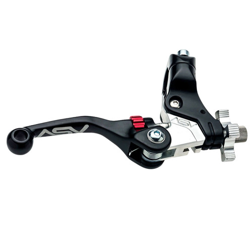 ASV Honda Black F4 Shorty Off Road Brake Lever - XR 80 R 1979-2003 (with Standard Perch)