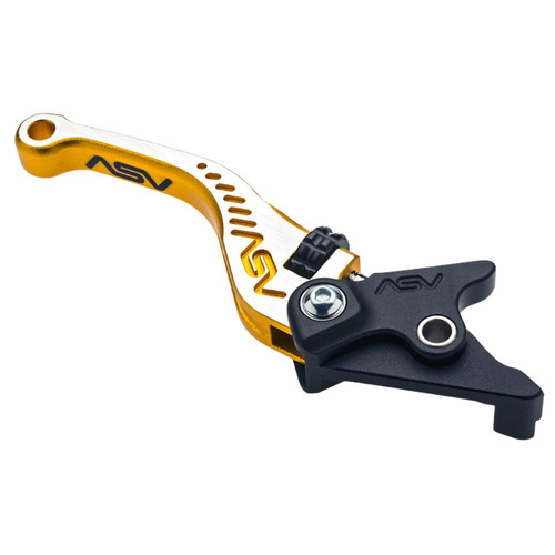 ASV Honda Gold Bicolore C5 Shorty Brake Lever - VFR 750 1991-1997