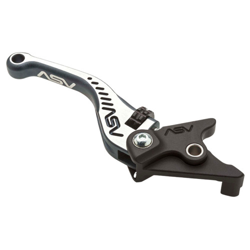 ASV Honda Grey Bicolore C5 Shorty Brake Lever - CB 599 1998-2006