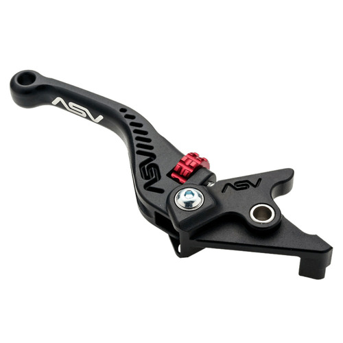 ASV Aprilia Black C5 Shorty Brake Lever - Caponord 1000 2002-2007