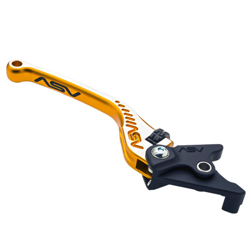 ASV Ducati Gold Bicolore C5 Long Brake Lever - 749 S 2003-2006
