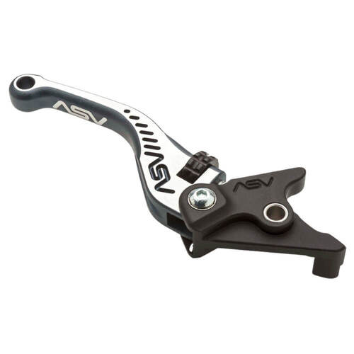 ASV Ducati Grey Bicolore C5 Shorty Brake Lever - ST4 2004-2006