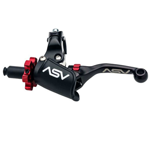 ASV Aprilia Black F4 Shorty Off Road Clutch Lever - MXV 450 2005-2016 (with Pro Perch)