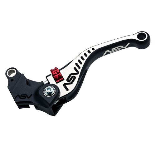 ASV Honda Black Bicolore C5 Shorty Clutch Lever - CBR 600 1987-2006