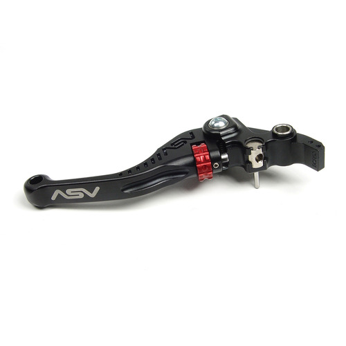 ASV Honda Black C5 Shorty Clutch Lever - CBR 900 RR 1993-1999