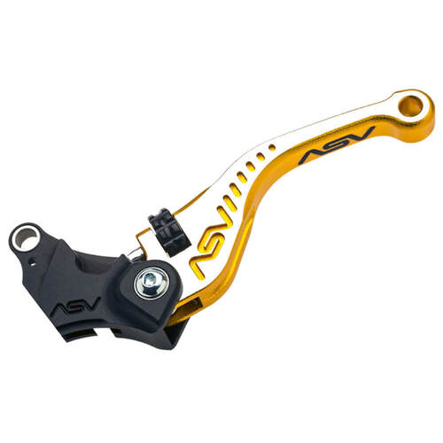 ASV Buell Gold Bicolore C5 Shorty Clutch Lever - EBR 1190 RS 2011-2015