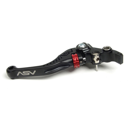 ASV Ducati Black C5 Shorty Clutch Lever - MONSTER 821 DARK 2014-2020