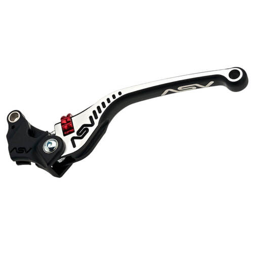 ASV Aprilia Black Bicolore C5 Long Clutch Lever - Caponord 1000 2002-2007