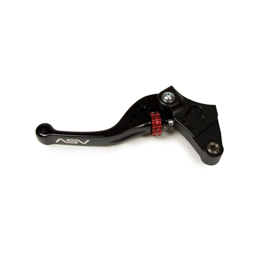 ASV Honda Black F3 Shorty Clutch Lever - CBR 929 RR 2000-2001