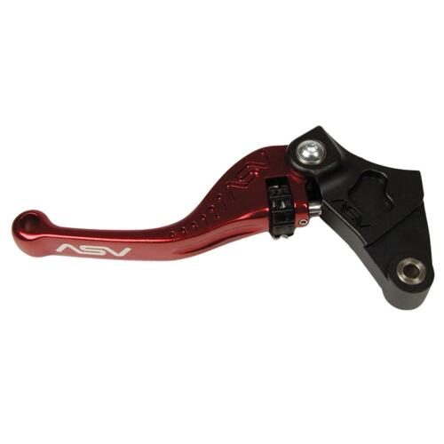 ASV Ducati Red F3 Shorty Clutch Lever - MONSTER 821 DARK 2014-2020