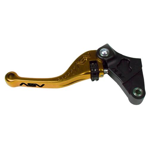 ASV Aprilia Gold F3 Shorty Clutch Lever - RSV 1000 MILLE 2004-2009